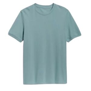 Old Navy Men's Moisture-Wicking Pique T-Shirt 566408 Bluegrass Cotton Blend
